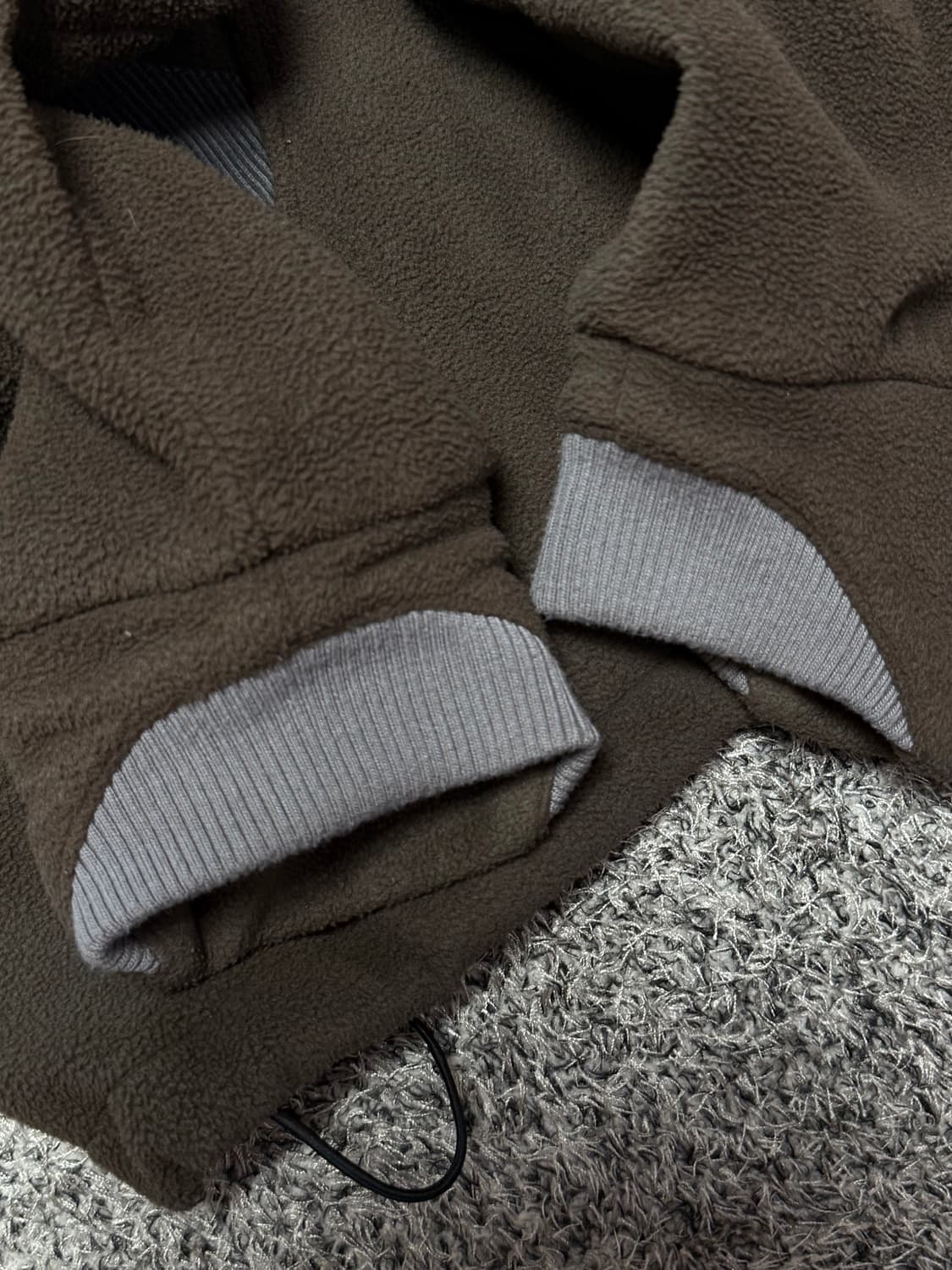 24fw 산산기어 플리스 자켓 브라운 상품이미지6