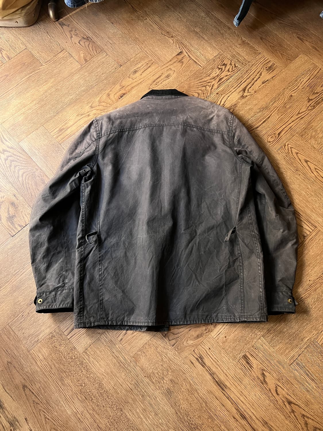 [M]Barbour 바버 인터내셔널 유니온잭 왁스 페이딩 자켓 상품이미지9