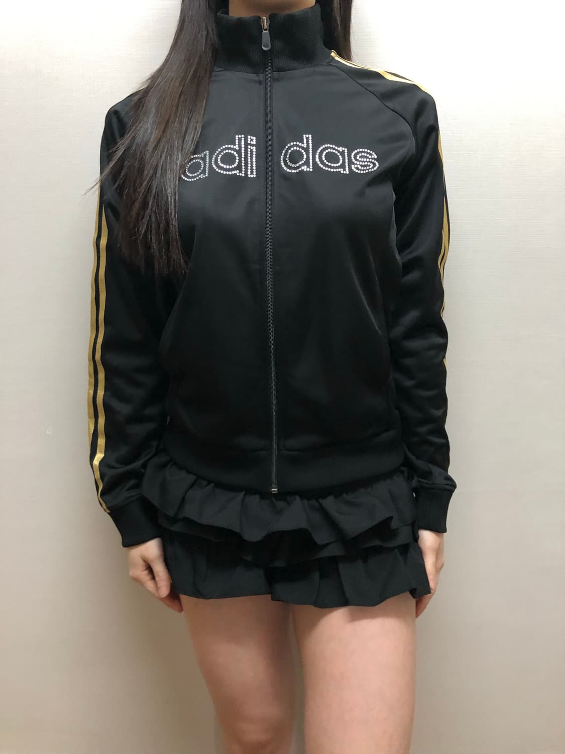 빈티지 블랙 아디다스 큐빅 져지 상품이미지4