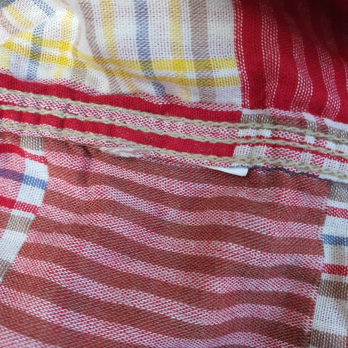 아스페시 레드 피치워크 셔츠 남자95 상품이미지5