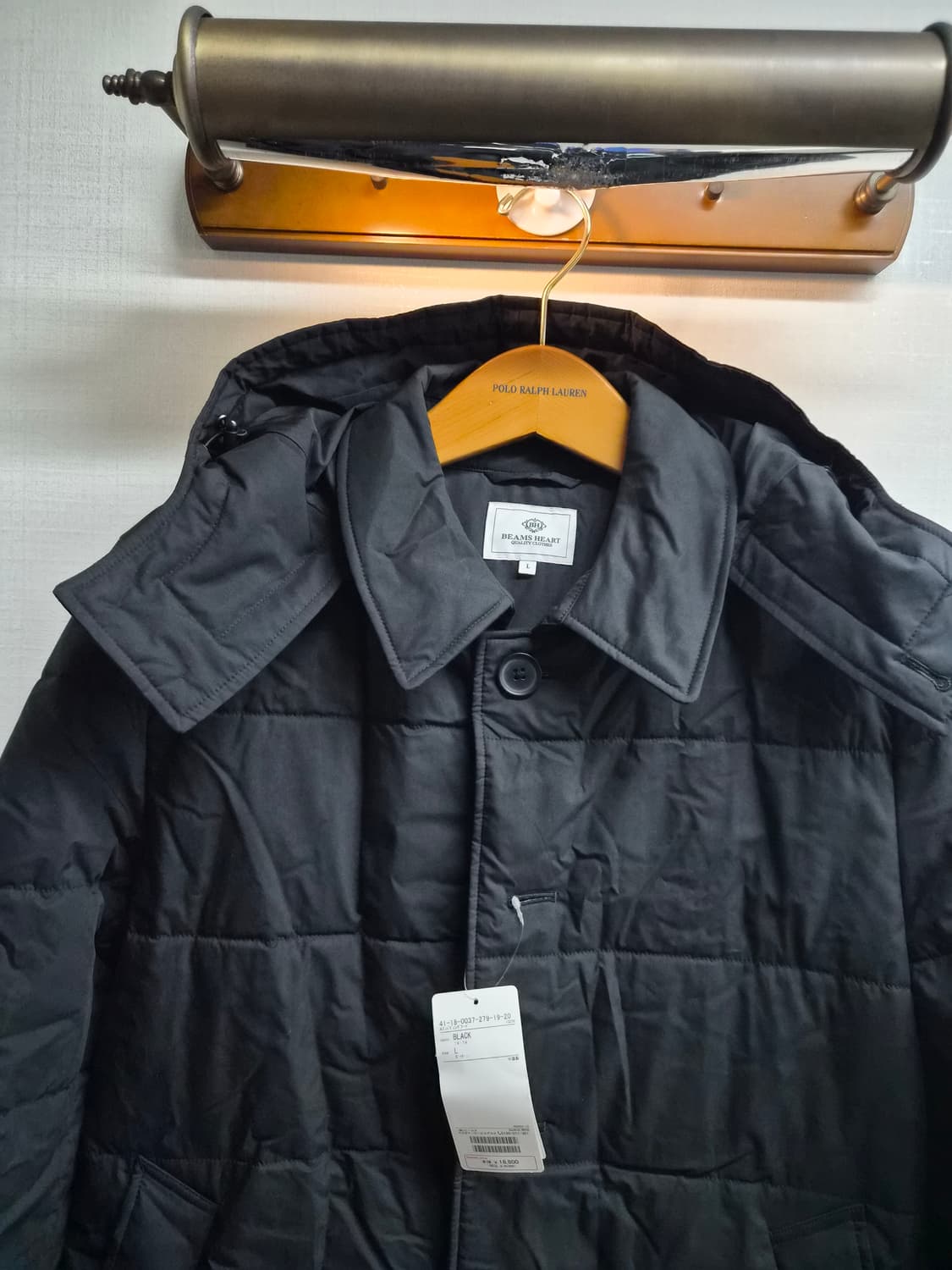 새제품 L/100) BEAMS HEART 빔즈 하트 경량 패딩 팝니다 상품이미지3