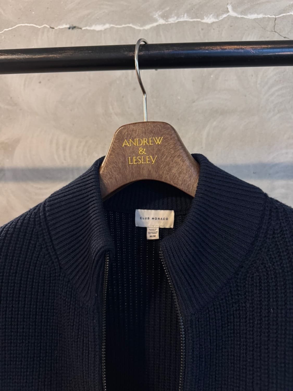 클럽모나코 짚업 가디건 100 상품이미지6