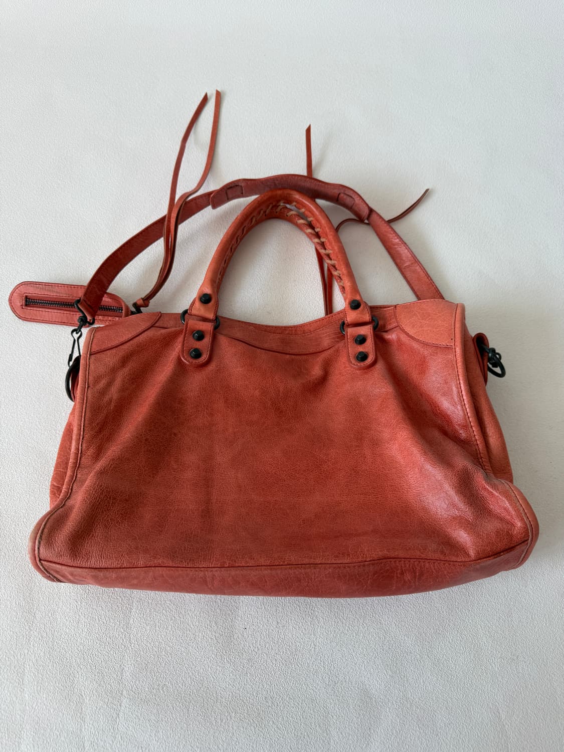 Pre owned 레더 숄더백 상품이미지6