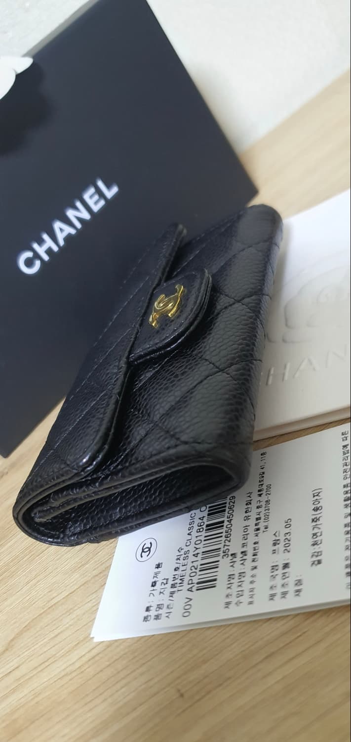 샤넬 캐비어 클똑 카드지갑/지갑 정품S급(보증서O) 상품이미지6
