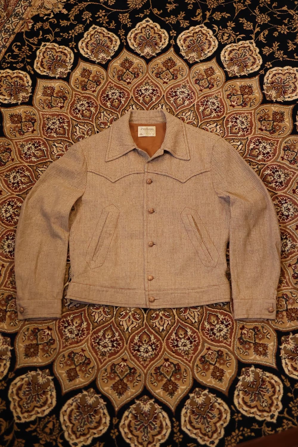 70s 팬들턴 100% 버진 울 웨스턴 자켓 상품이미지1