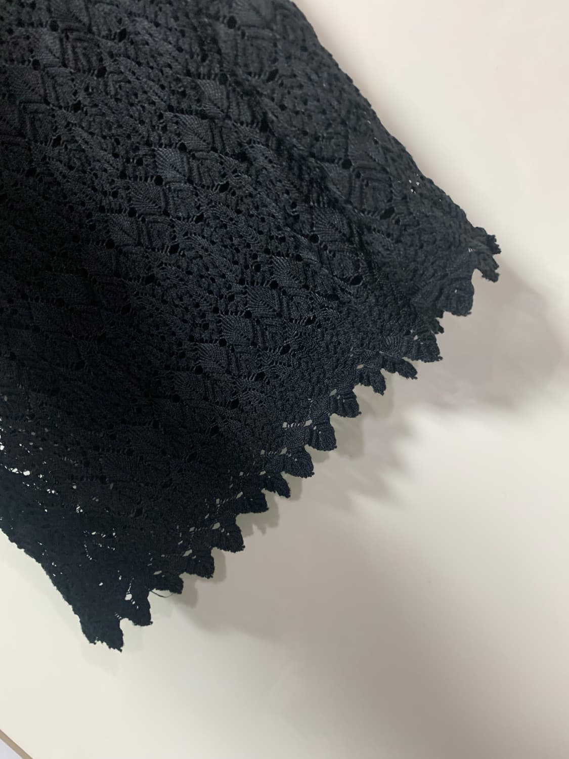 모리걸 하구미 블랙 레이어드 레이스 팬츠 상품이미지2