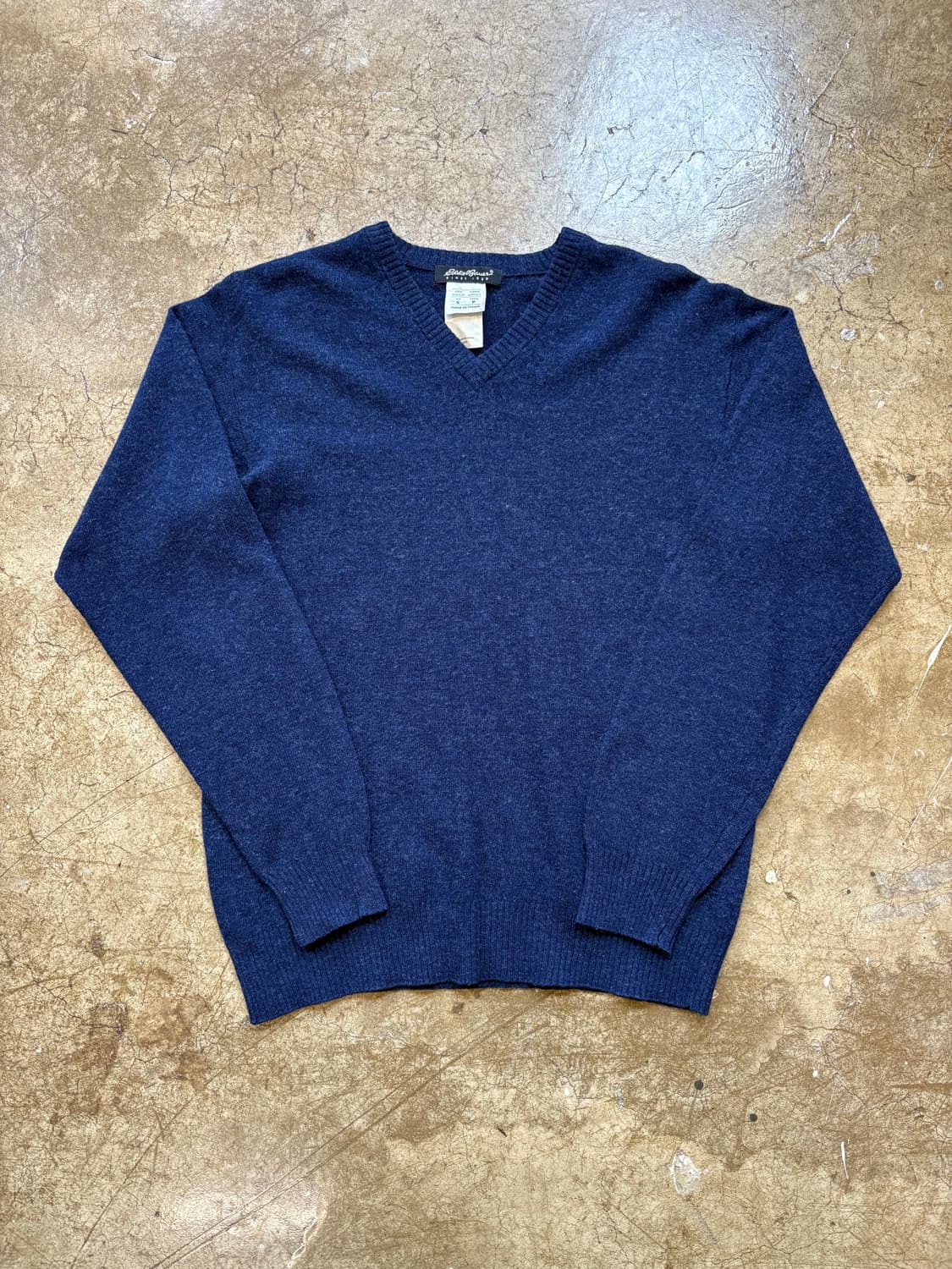 Eddie Bauer 램스울 브이넥 니트 상품이미지1