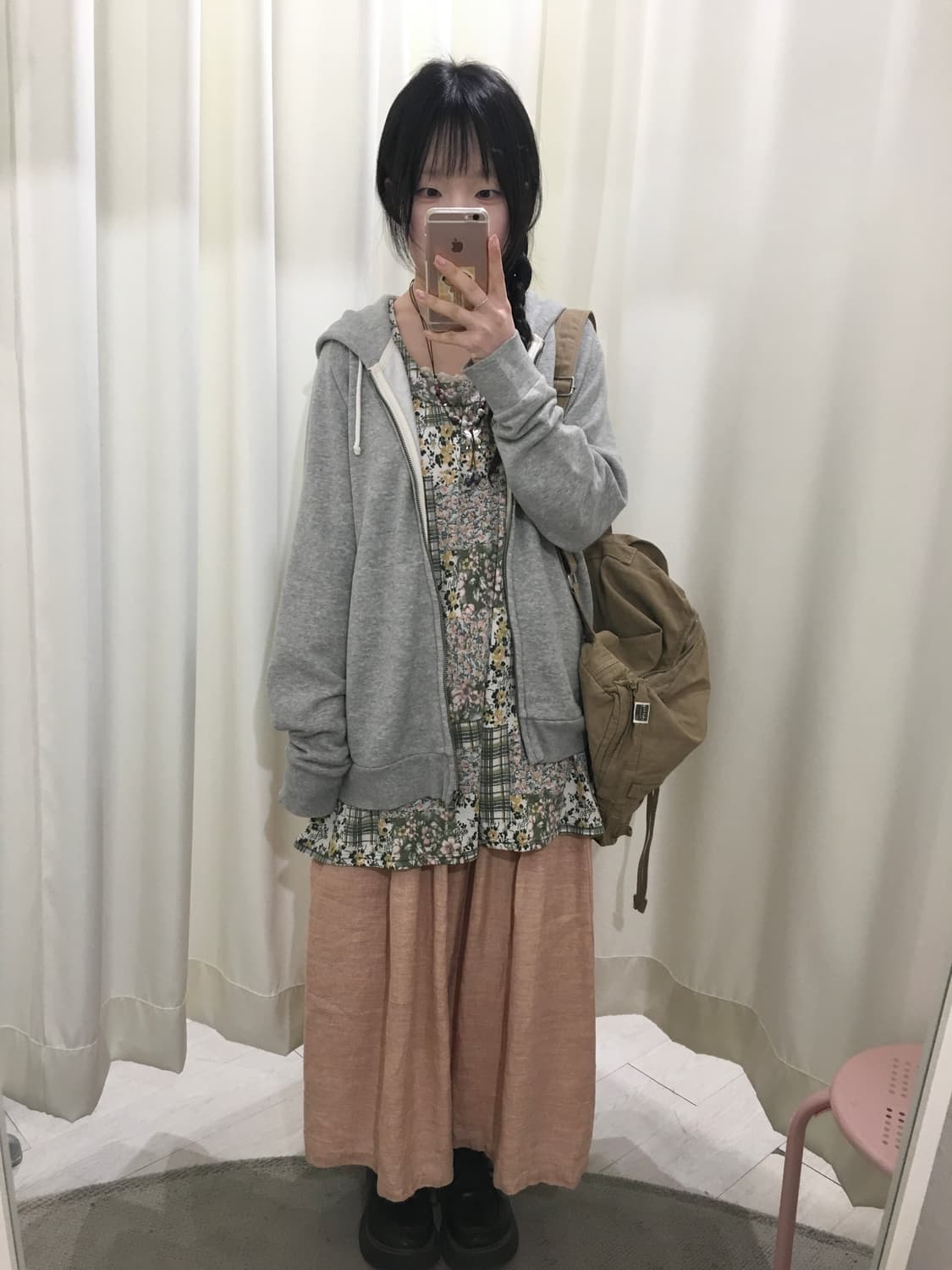 살구 스커트 상품이미지4