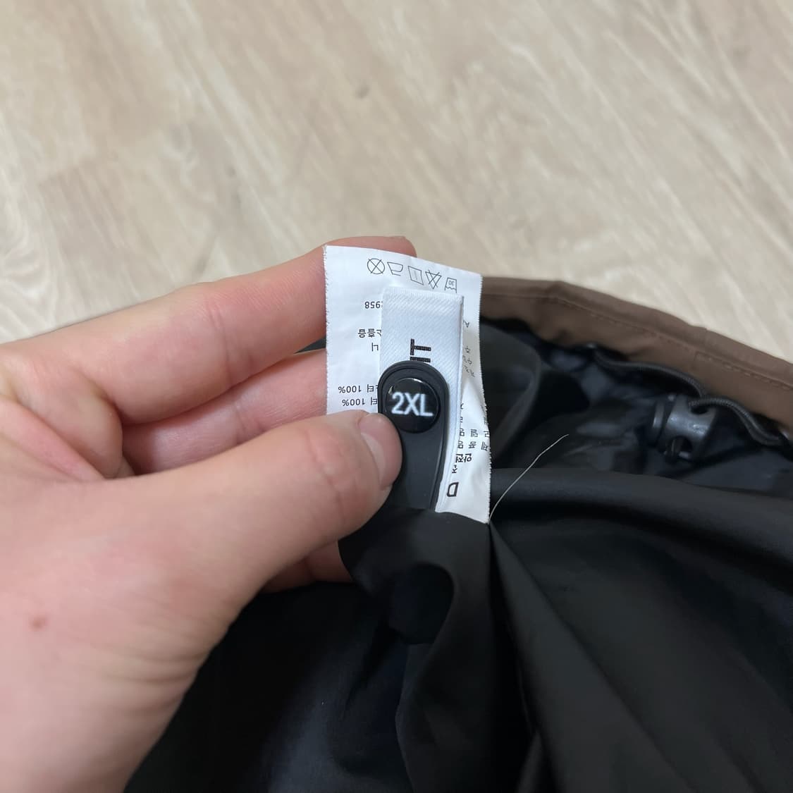 디트로이트 남성 덕다운 후드 패딩 XXL/110  상품이미지6