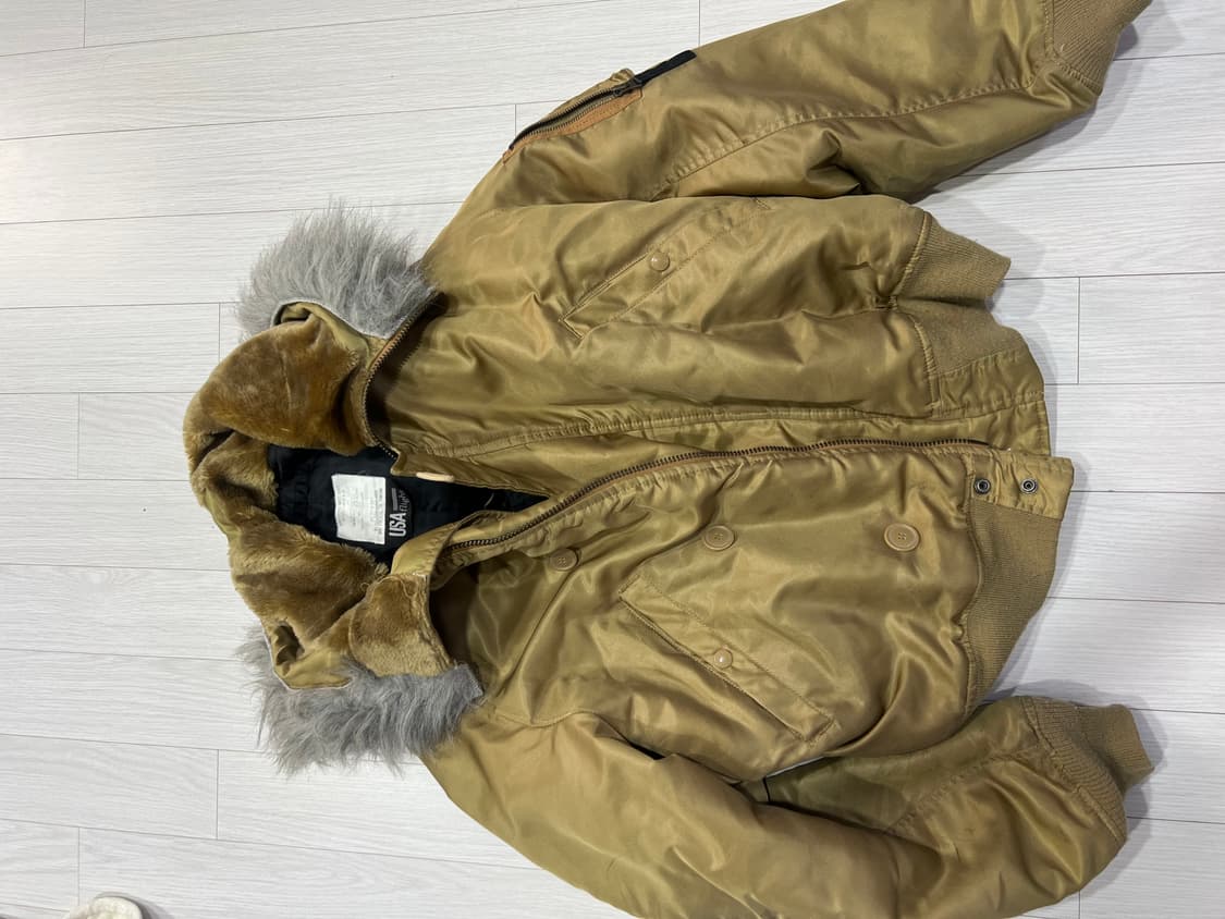 빈티지 퍼패딩 상품이미지1