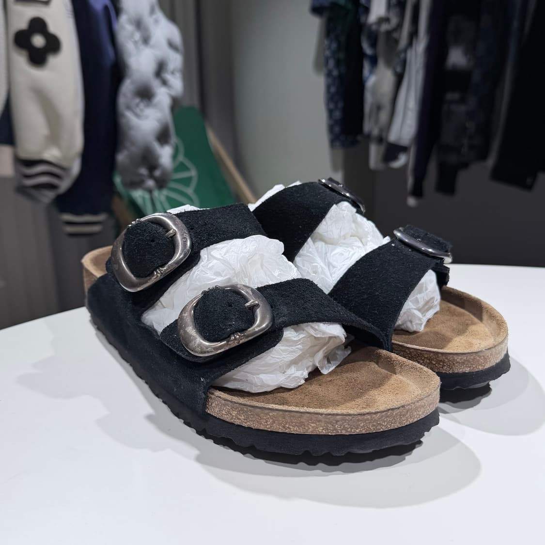 (A+/42) / 크롬하츠 X 버켄스탁 아리조나 블랙 로듐 건슬링어 상품이미지4