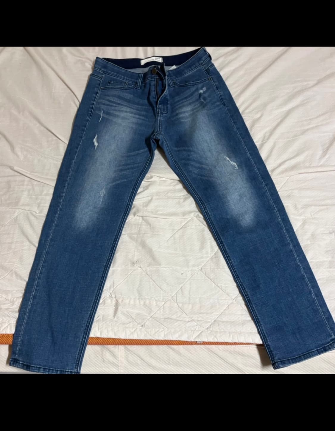 프랭크스톤 밴딩 데님 상품이미지1
