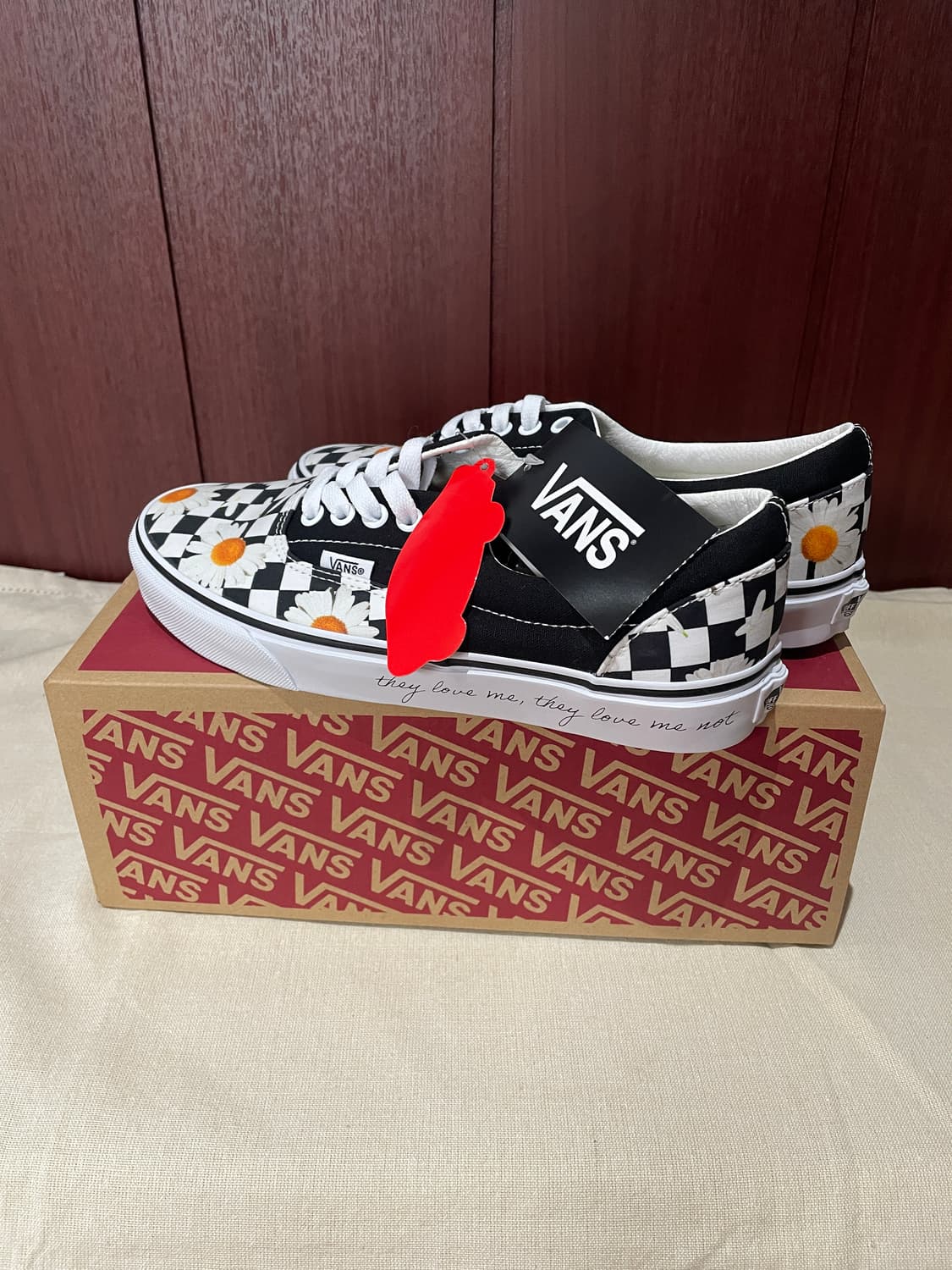 반스 에라 체커보드 데이지 스니커즈 250mm 새상품 상품이미지1