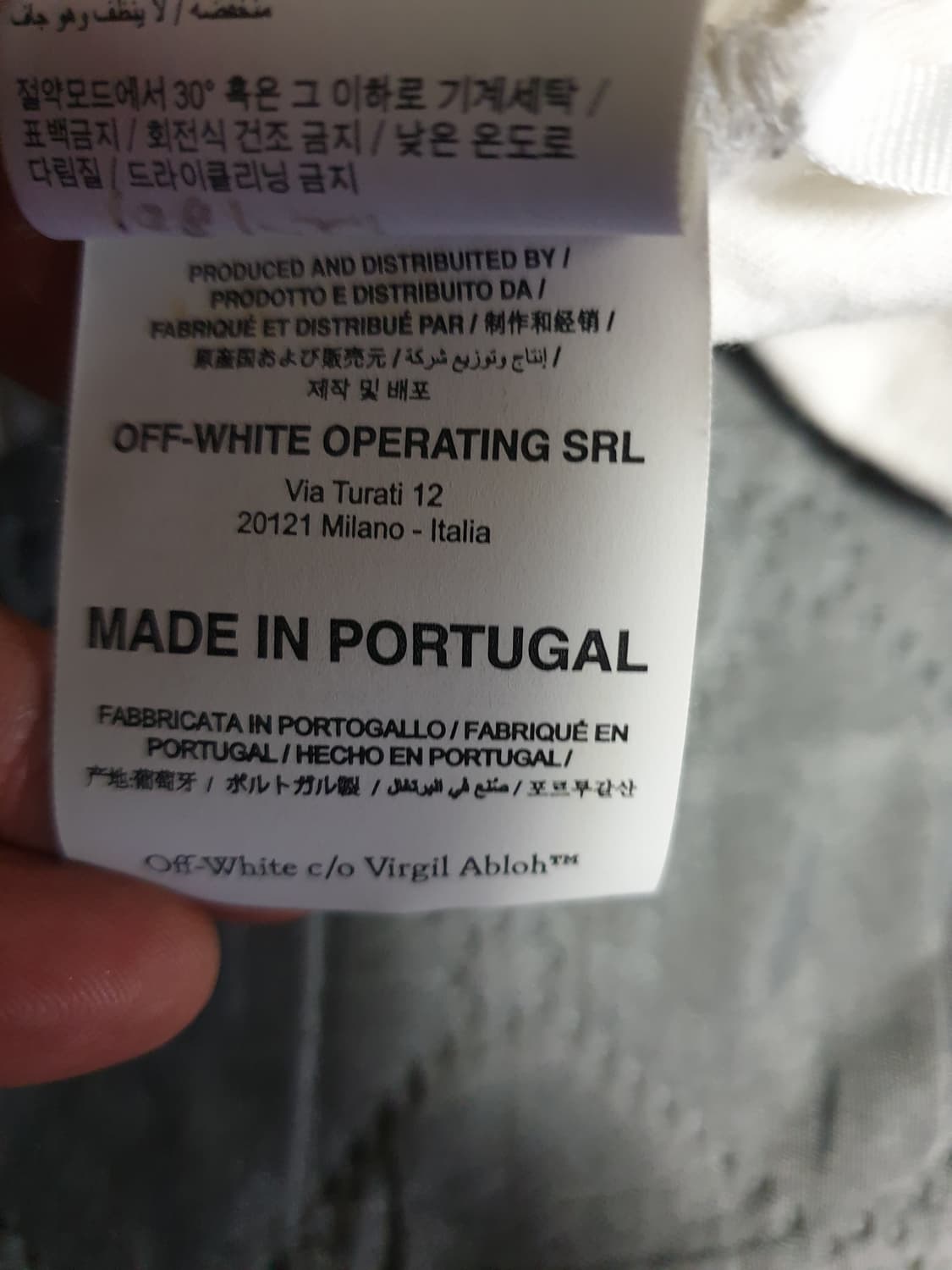 오프화이트 21ss 스프레이 마커 애로우 반팔티 (XL) 상품이미지6