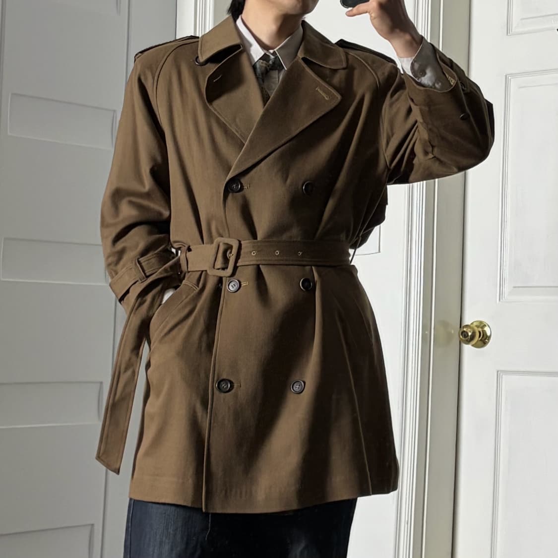 Mel Rabio 트렌치코트 울 95% 상품이미지1