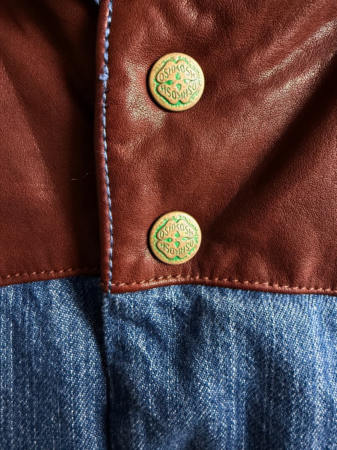 Vintage OSHKOSH Denim Down Vest 상품이미지3