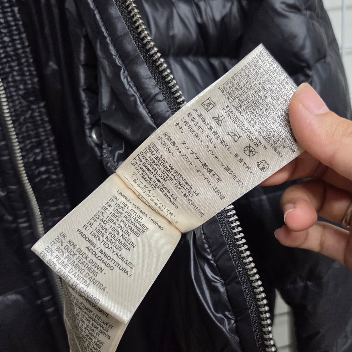 Diesel 패딩(M) 상품이미지6