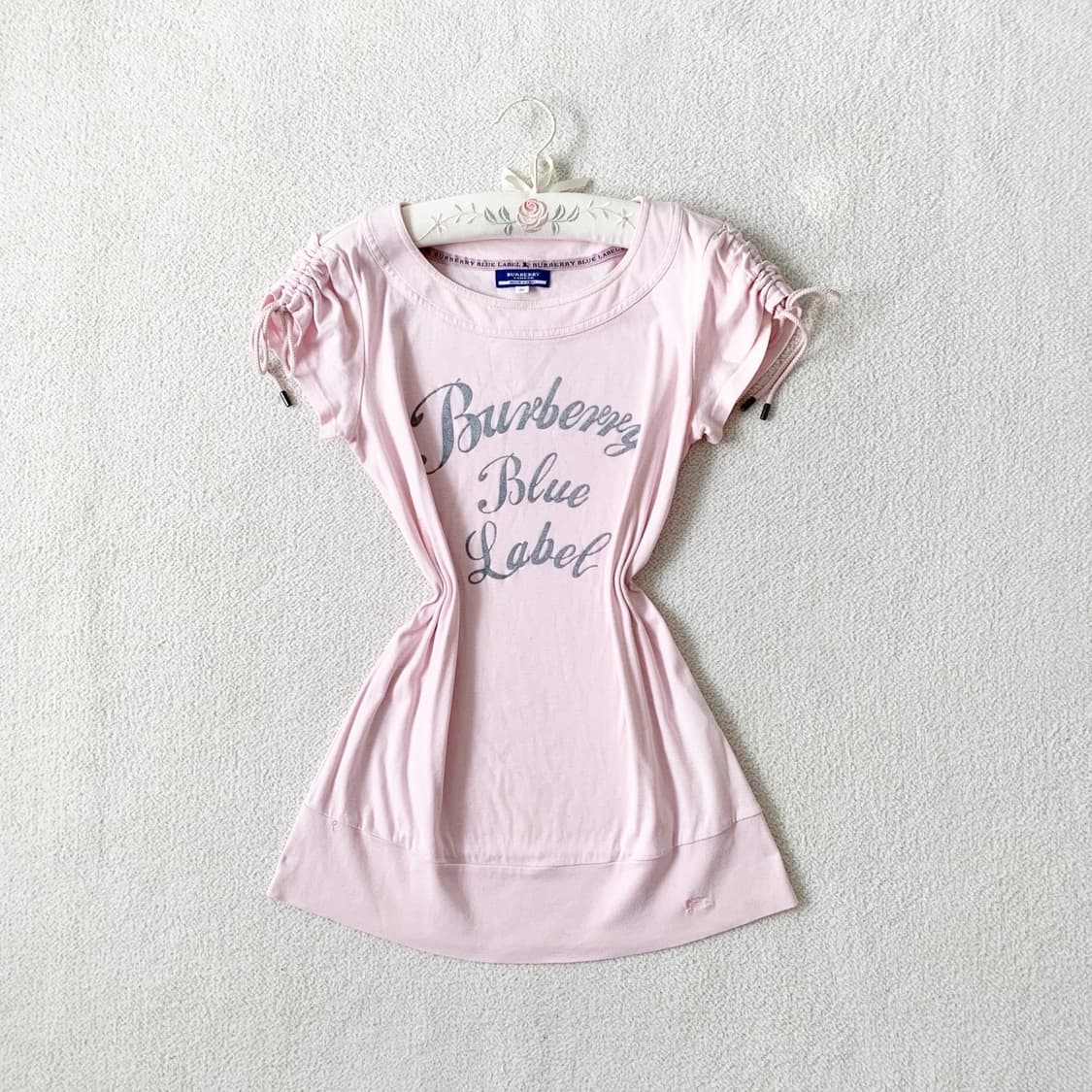 Burberry ♥ 버버리 블루라벨 베이비핑크 셔링t 상품이미지1