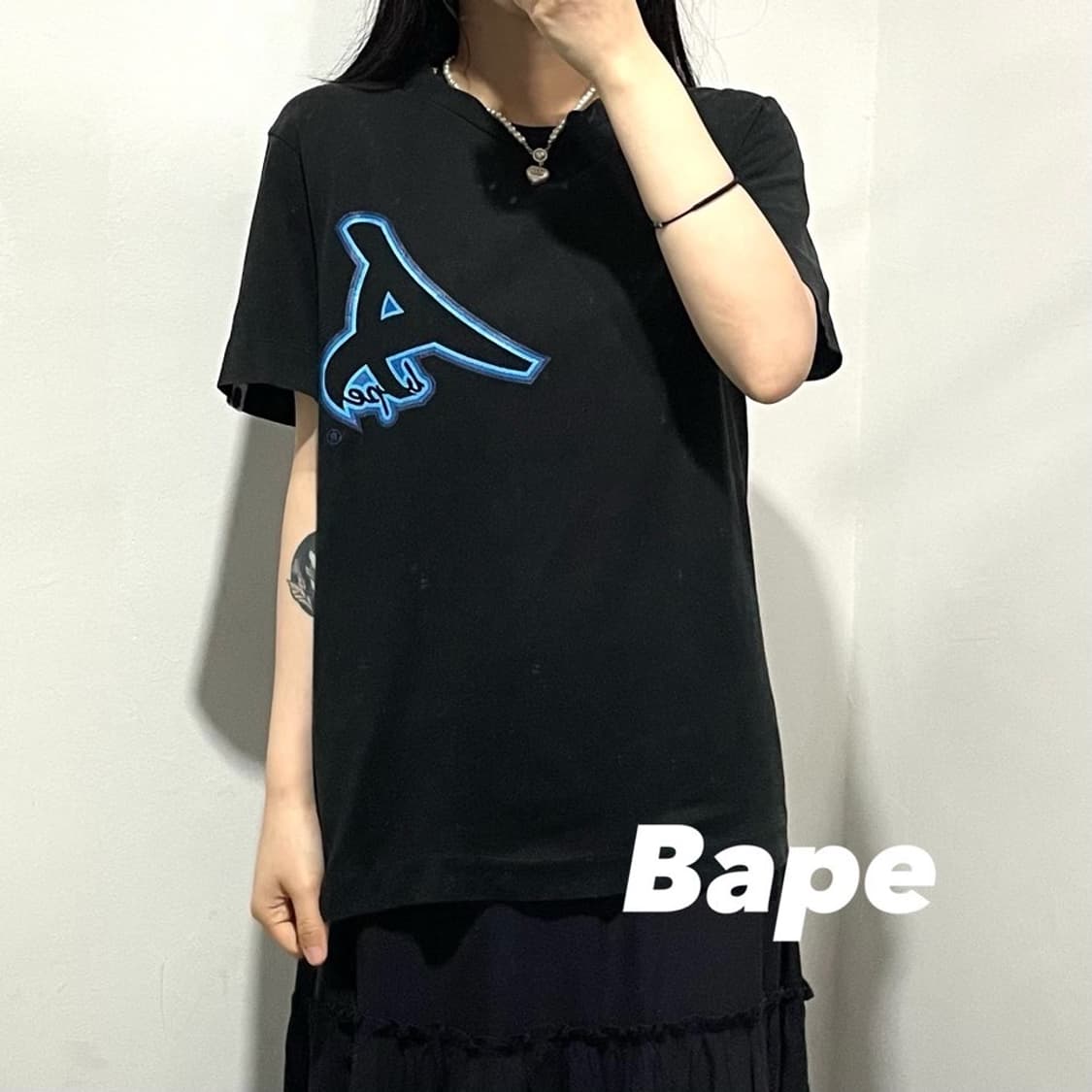 베이프 프린팅 반팔티 상품이미지1