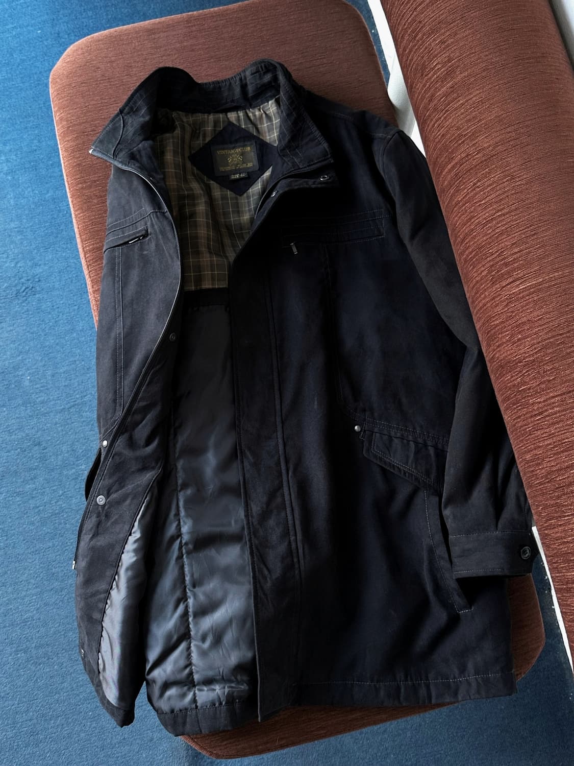 Stand collar soft touch volume blouson 상품이미지4