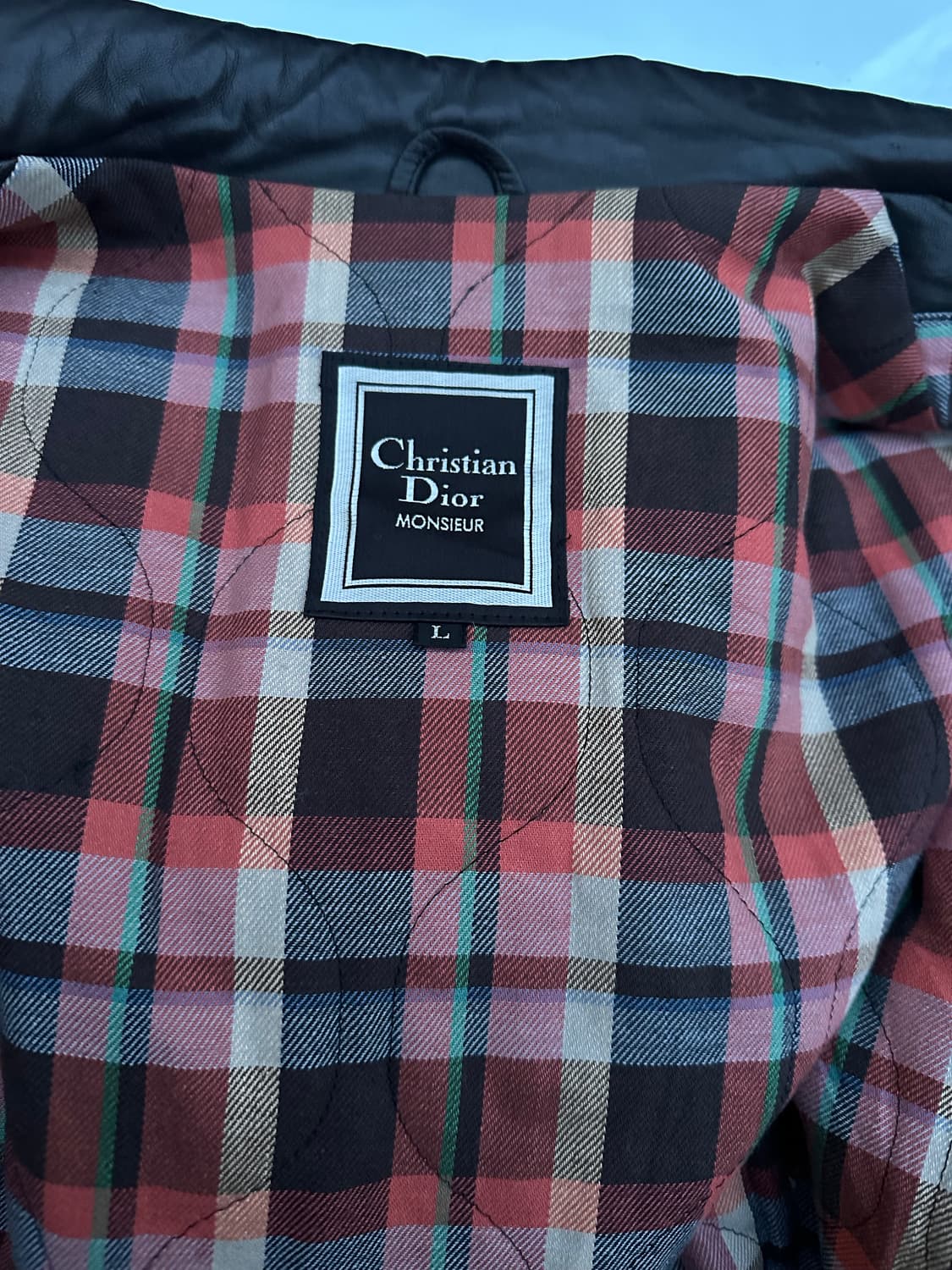 빈티지 디올 레더 카코트 L 상품이미지3