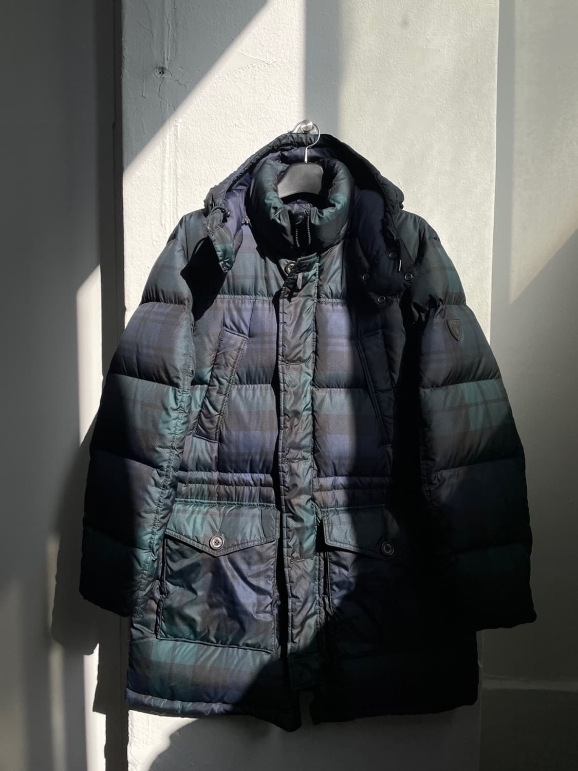 폴로 랄프로렌 블랙와치 롱 다운 파카 상품이미지1