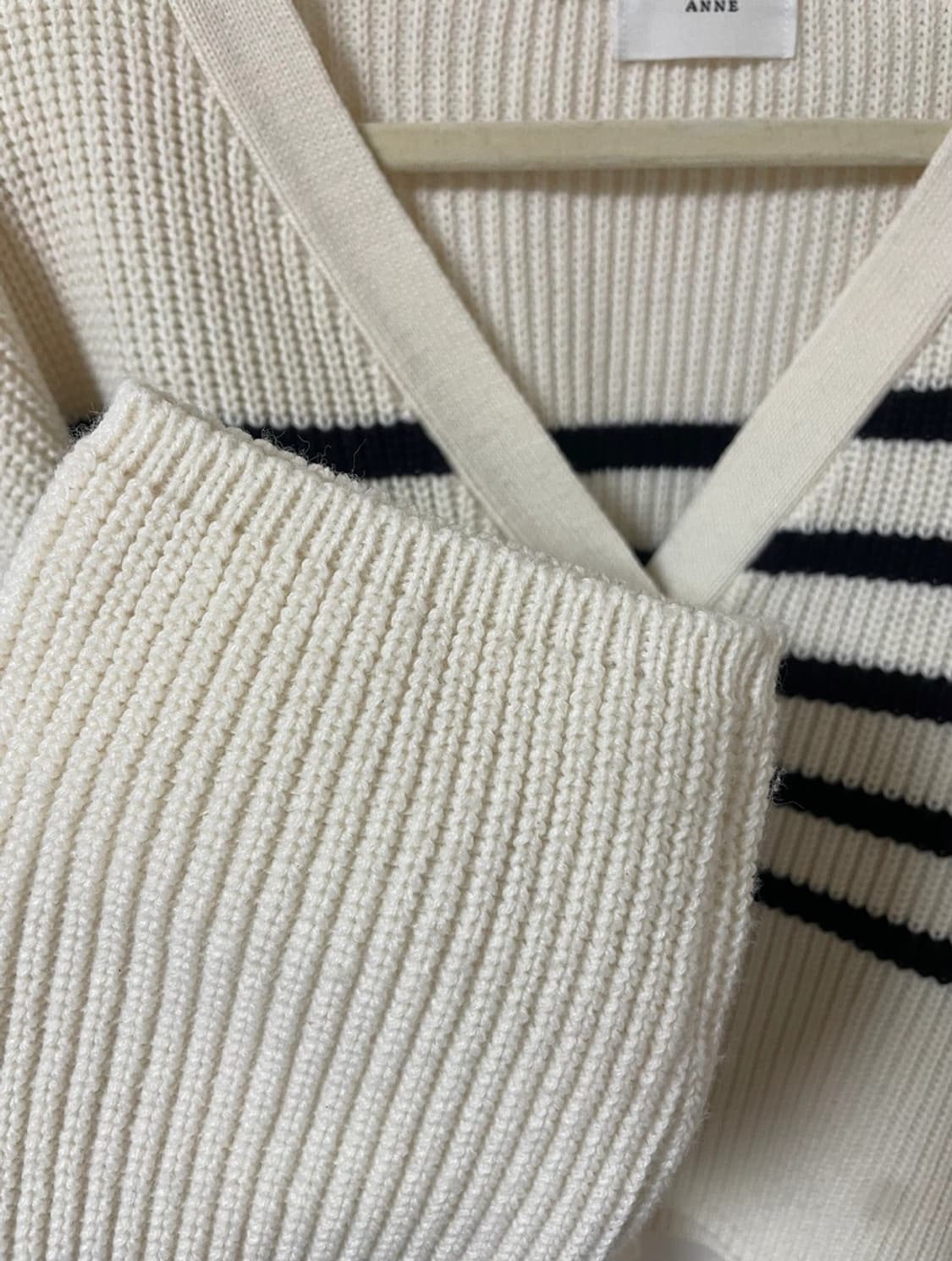 몰틴 도톰 니트 가디건 L~XL 상품이미지3