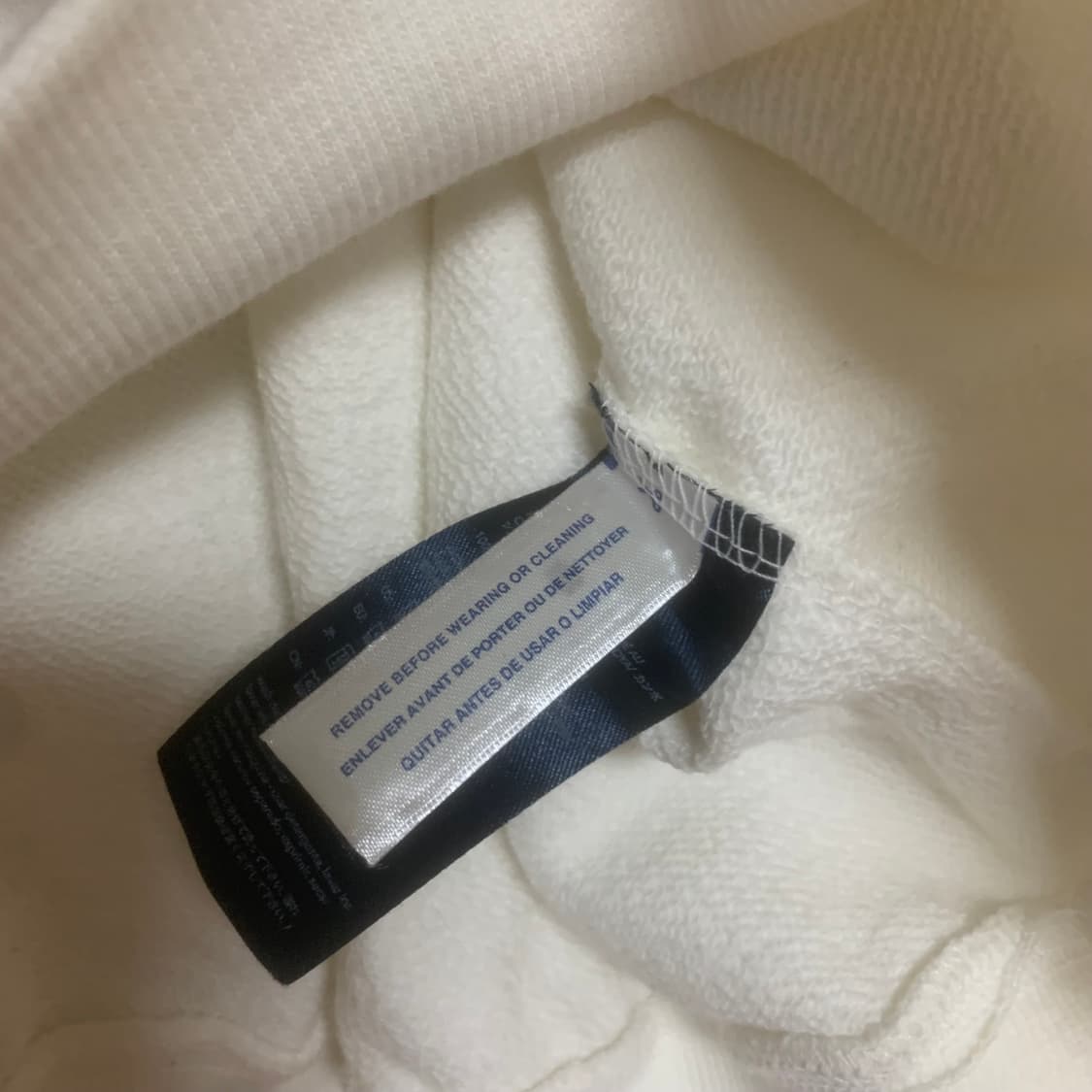 타미힐피거 화이트 스웨트셔츠 105 사이즈 상품이미지3