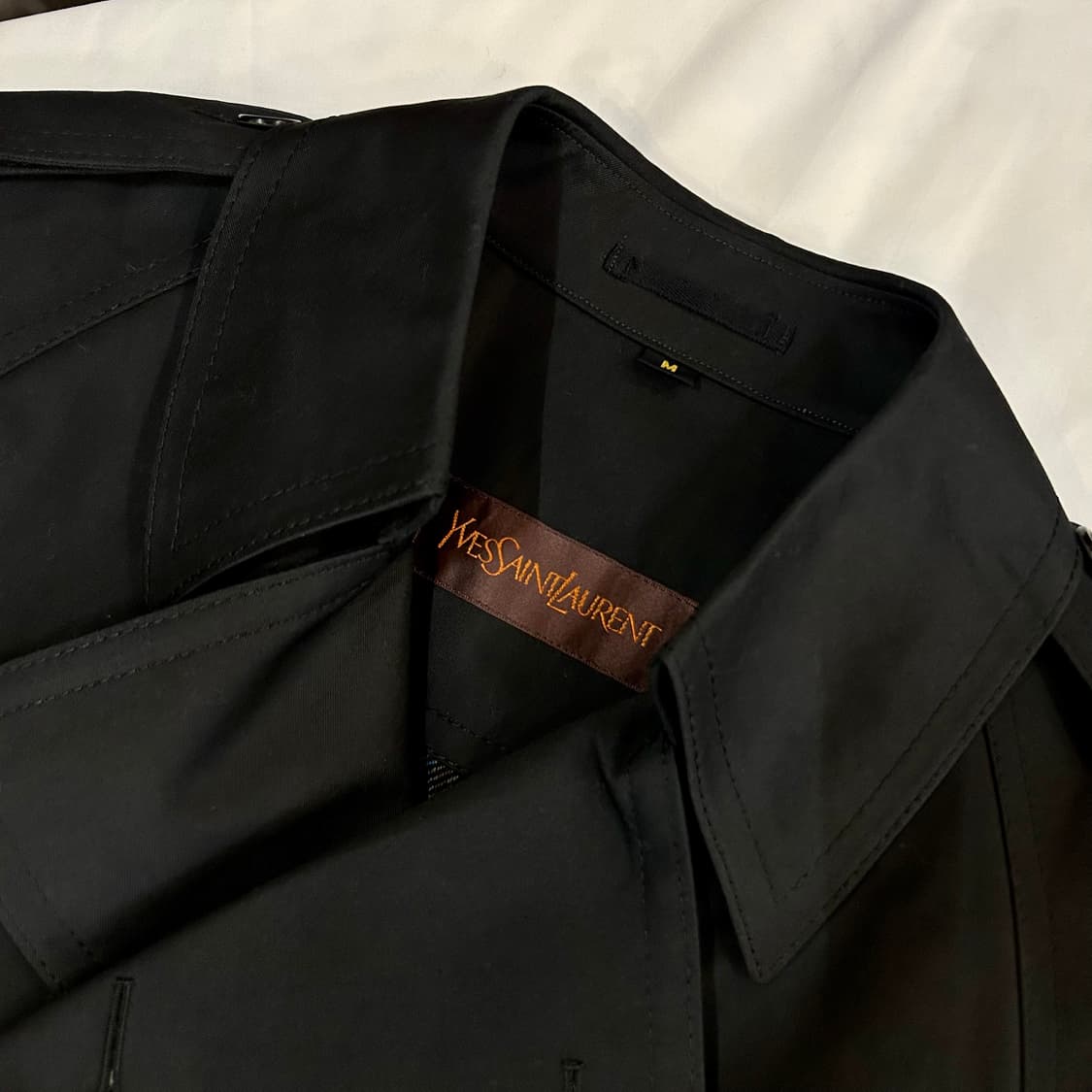 YvesSaintLaurent 입생로랑 벨티드 트렌치코트  상품이미지7