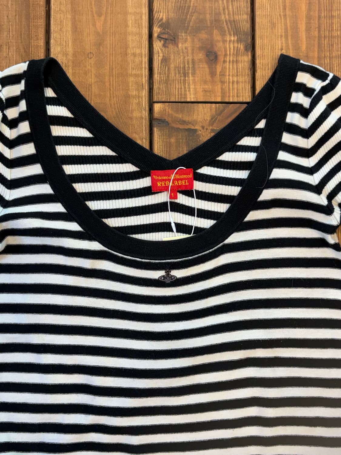 비비안웨스트우드 단가라 반팔 원피스(레드라벨) 상품이미지7