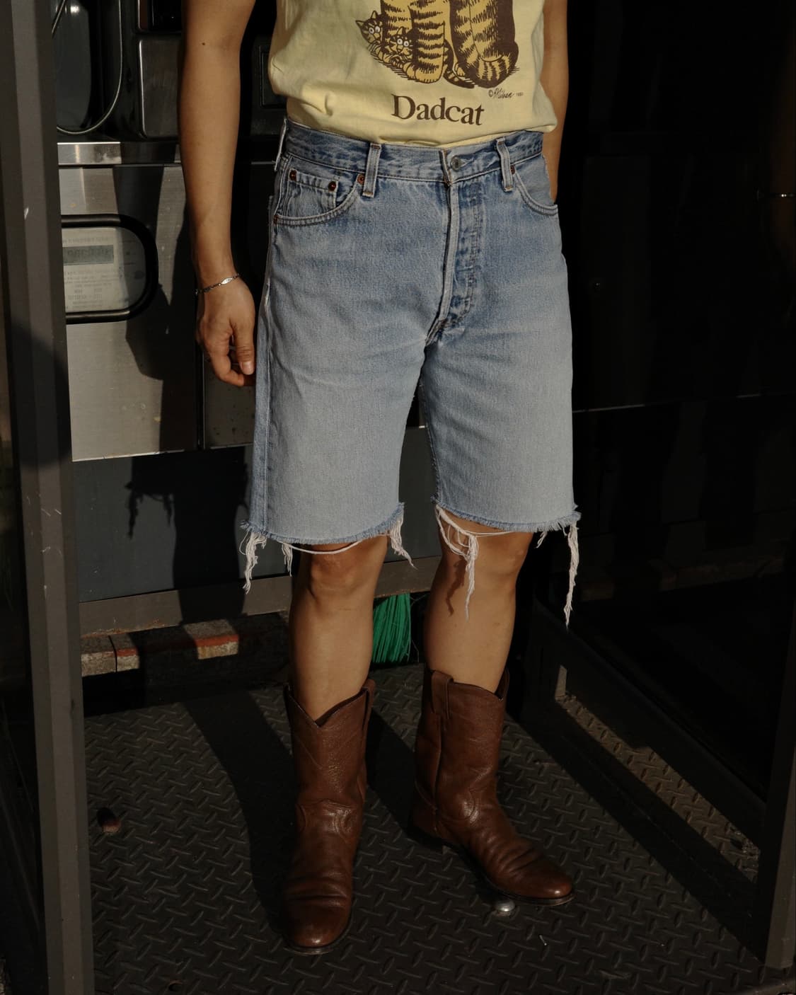 90s Levi’s 501 데님 컷오프 팬츠 상품이미지8