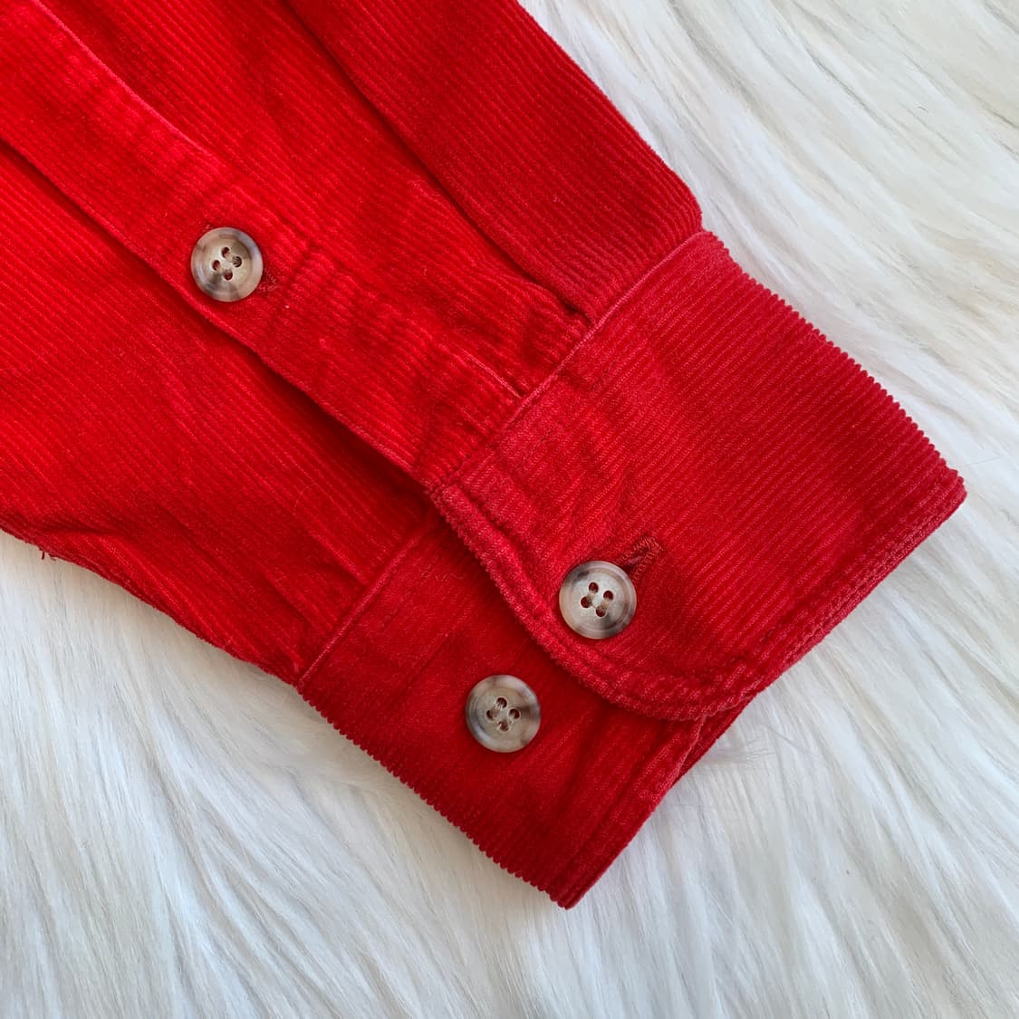 일본 빈티지 SPLIT POINT 레드 코듀로이 셔츠 1770 상품이미지6