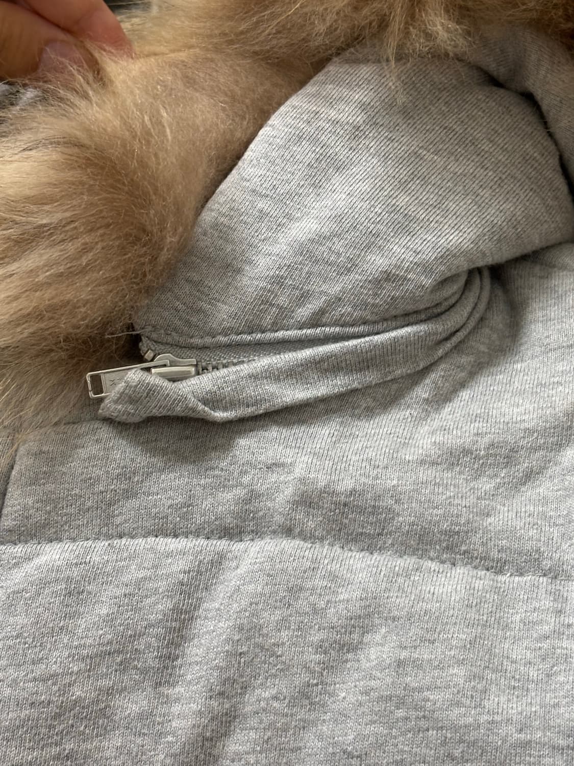 핑키앤다이안 그레이 후드자켓 갸루 상품이미지6