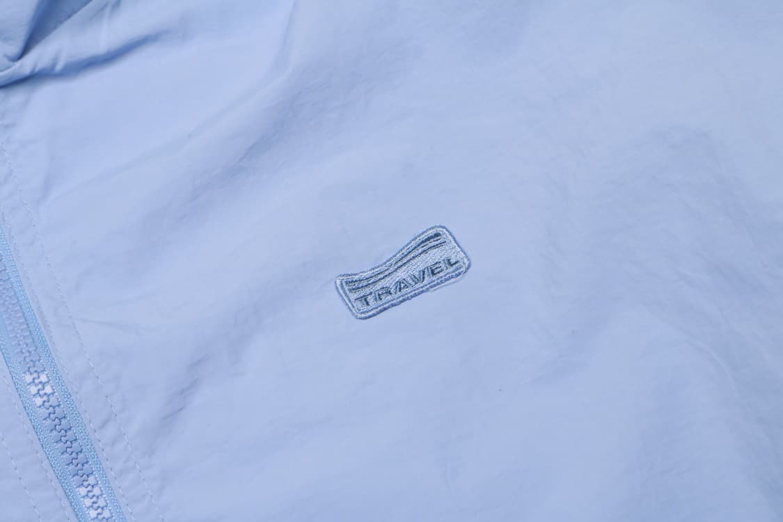 [L] 트래블 크런치 집업 자켓 바람막이 (베이비 블루) 상품이미지2