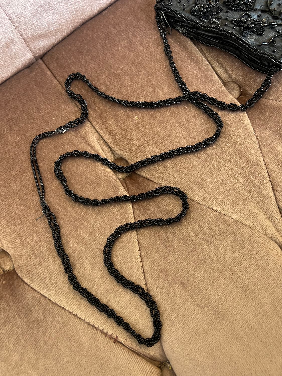 일본수입 핸드메이드 비즈공예 블랙 크로스백 미니백 상품이미지10