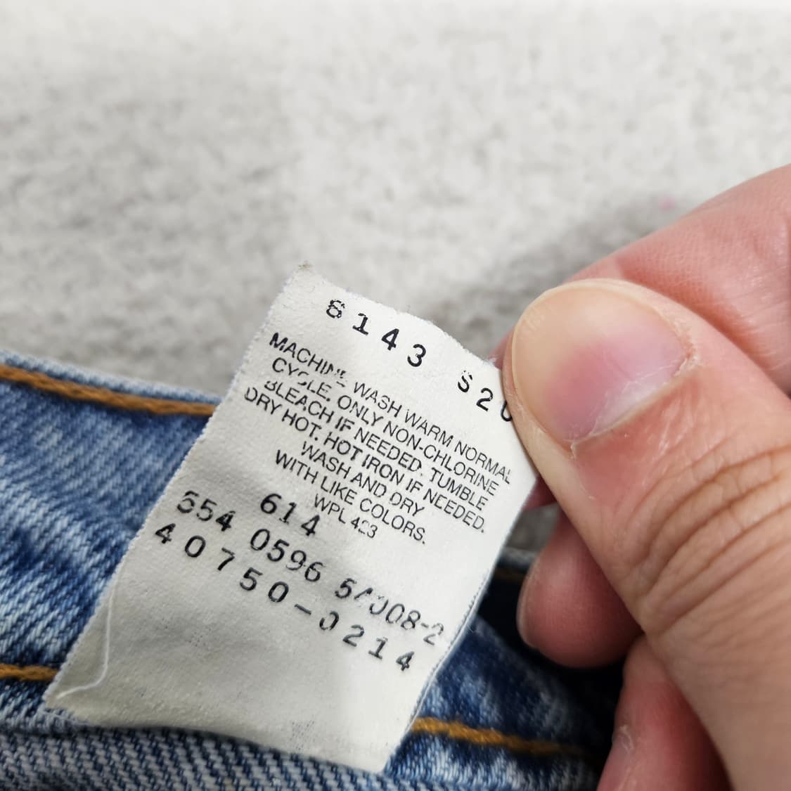 90s 리바이스 550 데님 27 32 Made in USA 상품이미지6