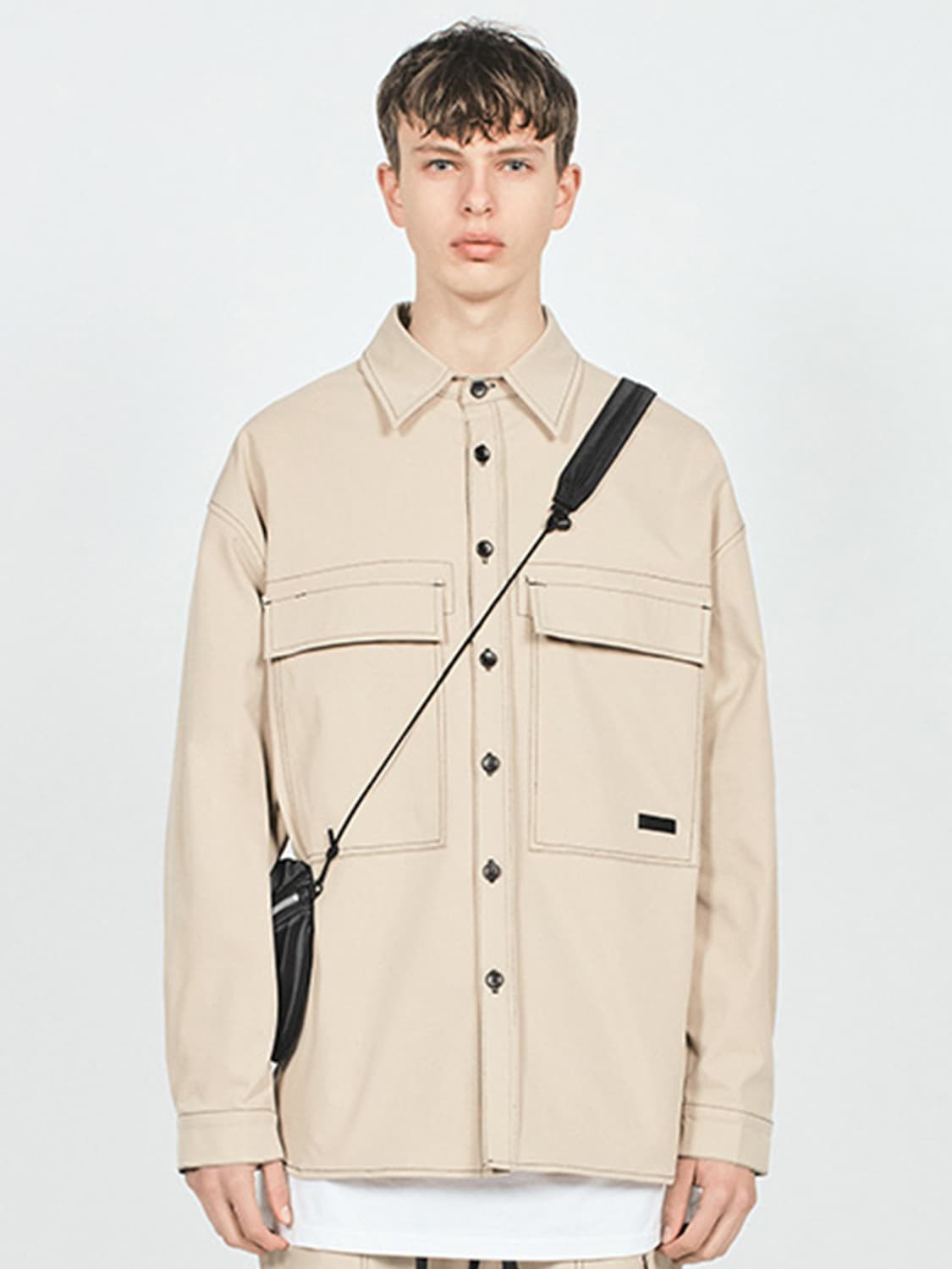 레이어 유니온  CTRS ST L 포켓 오버 셔츠 상품이미지1