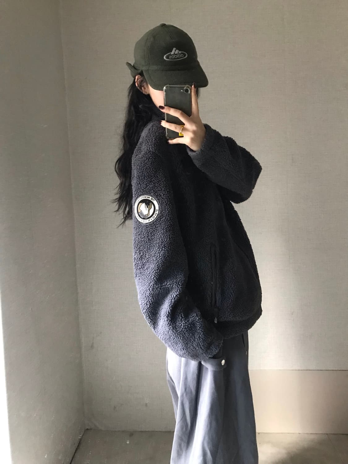 노페 그레이 후리스 상품이미지4