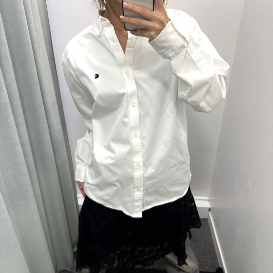 칼하트 화이트 셔츠 상품이미지1