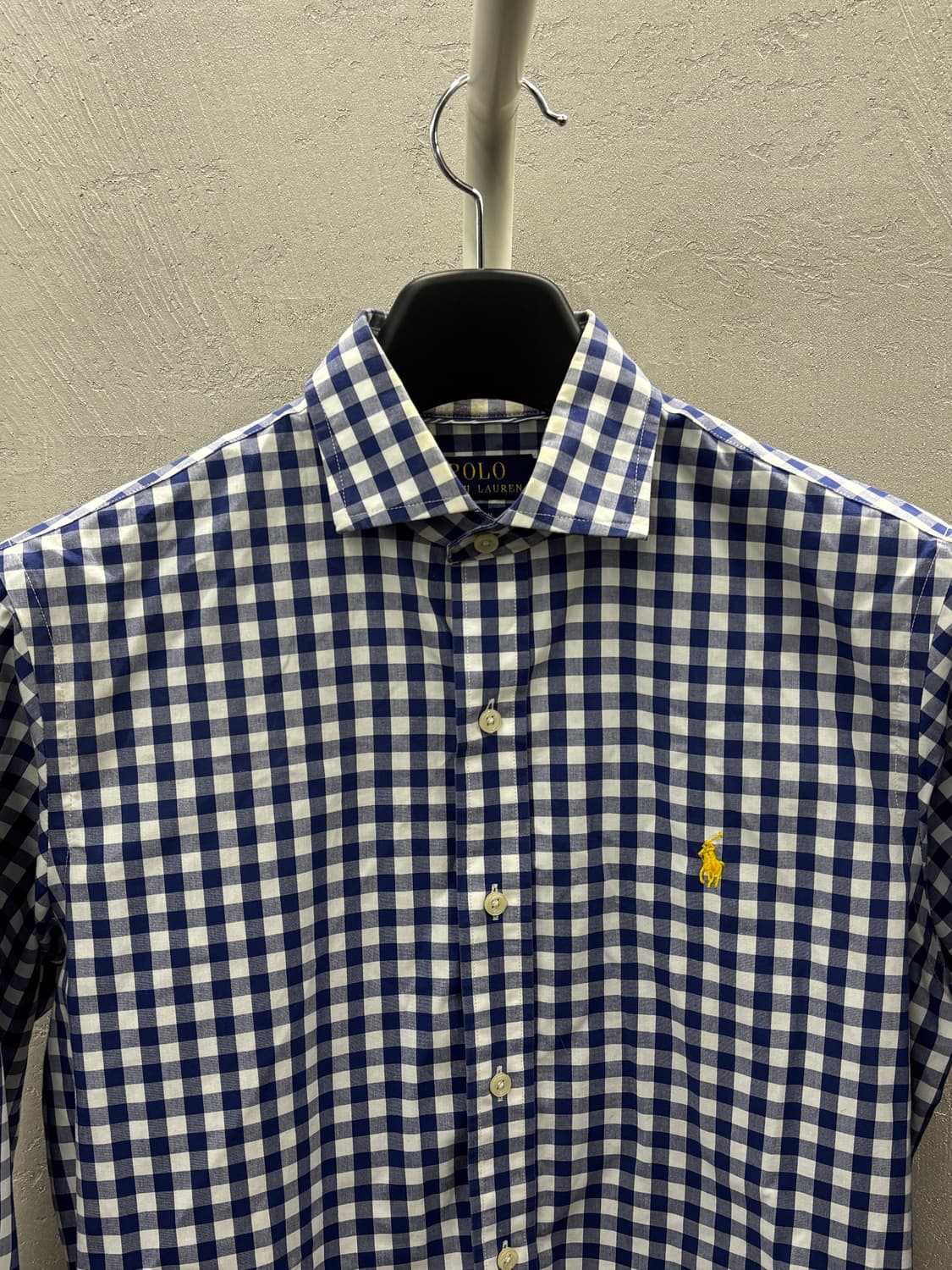 폴로 랄프로렌 남방 체크 긴팔 셔츠 S 상품이미지3