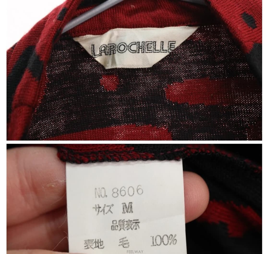 LAROCHELLE(정품)일본수입 고급 울소재 러블리한 디자인의 루즈핏  상품이미지3