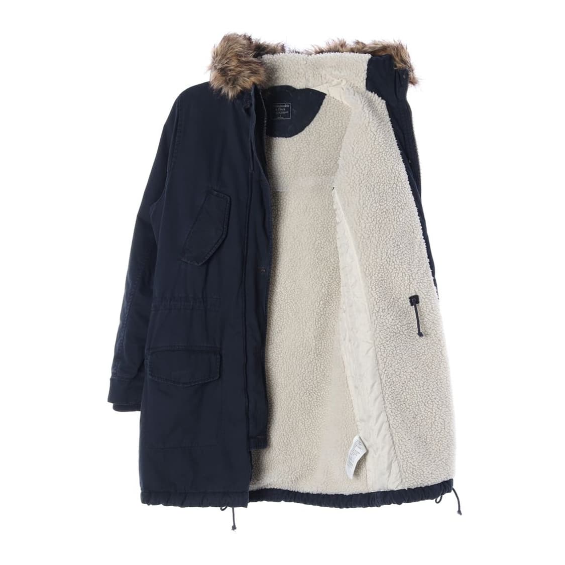 아베크롬비 퍼안감 롱파카 L 상품이미지2