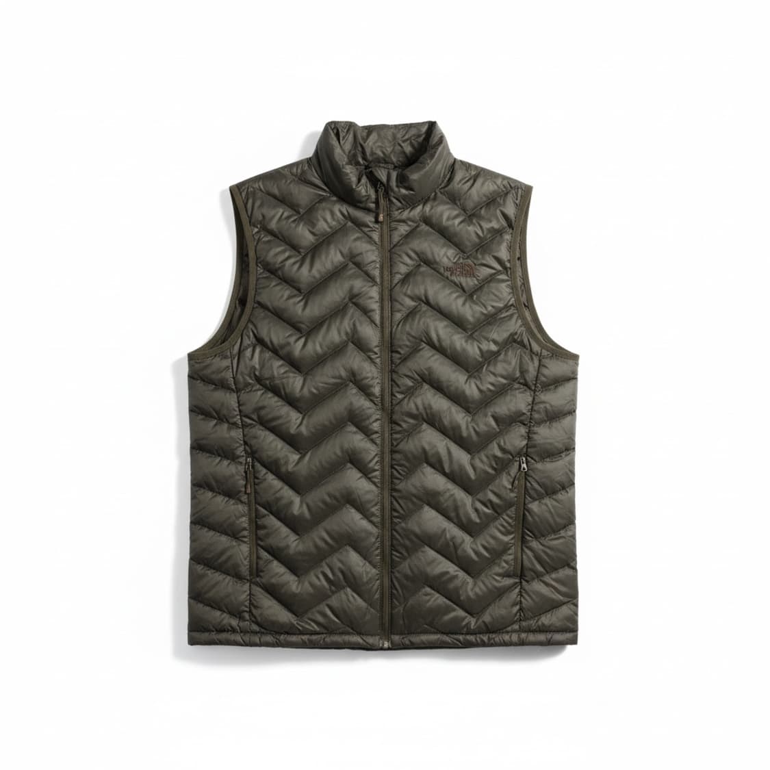 노스페이스 쉐브론 퀼팅 패딩조끼 L 상품이미지1