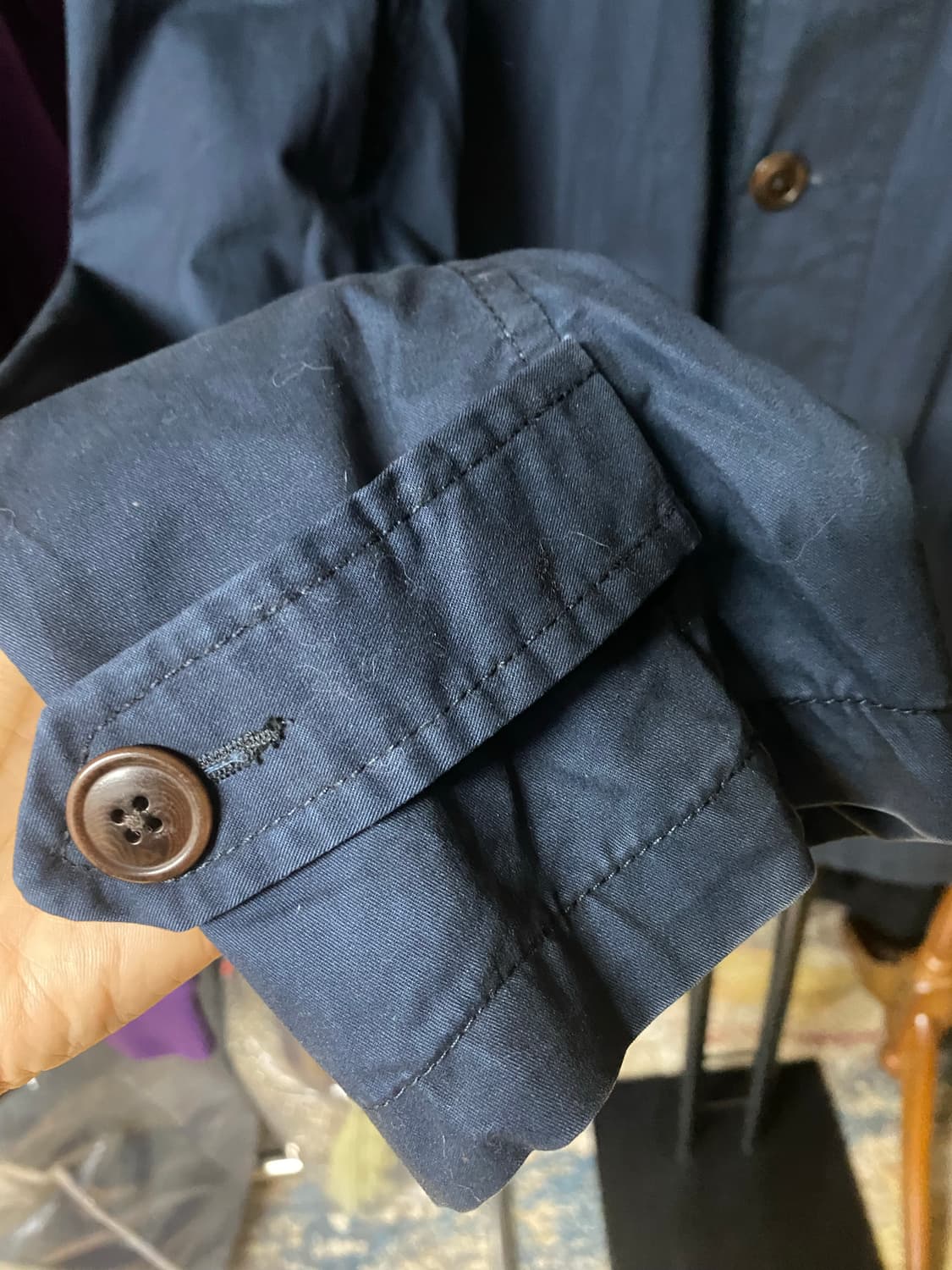 칼하트 마틴 코트 네이비 L 상품이미지3