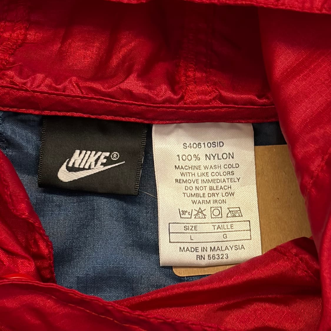 90s 미국 빈티지 나이키 아노락 풀오버 바람막이  상품이미지5