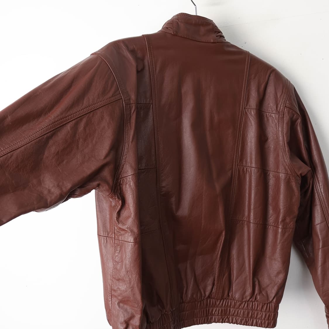 100/VALENTINO UOMO 발렌티노 빈티지 레더 봄버자켓 상품이미지3