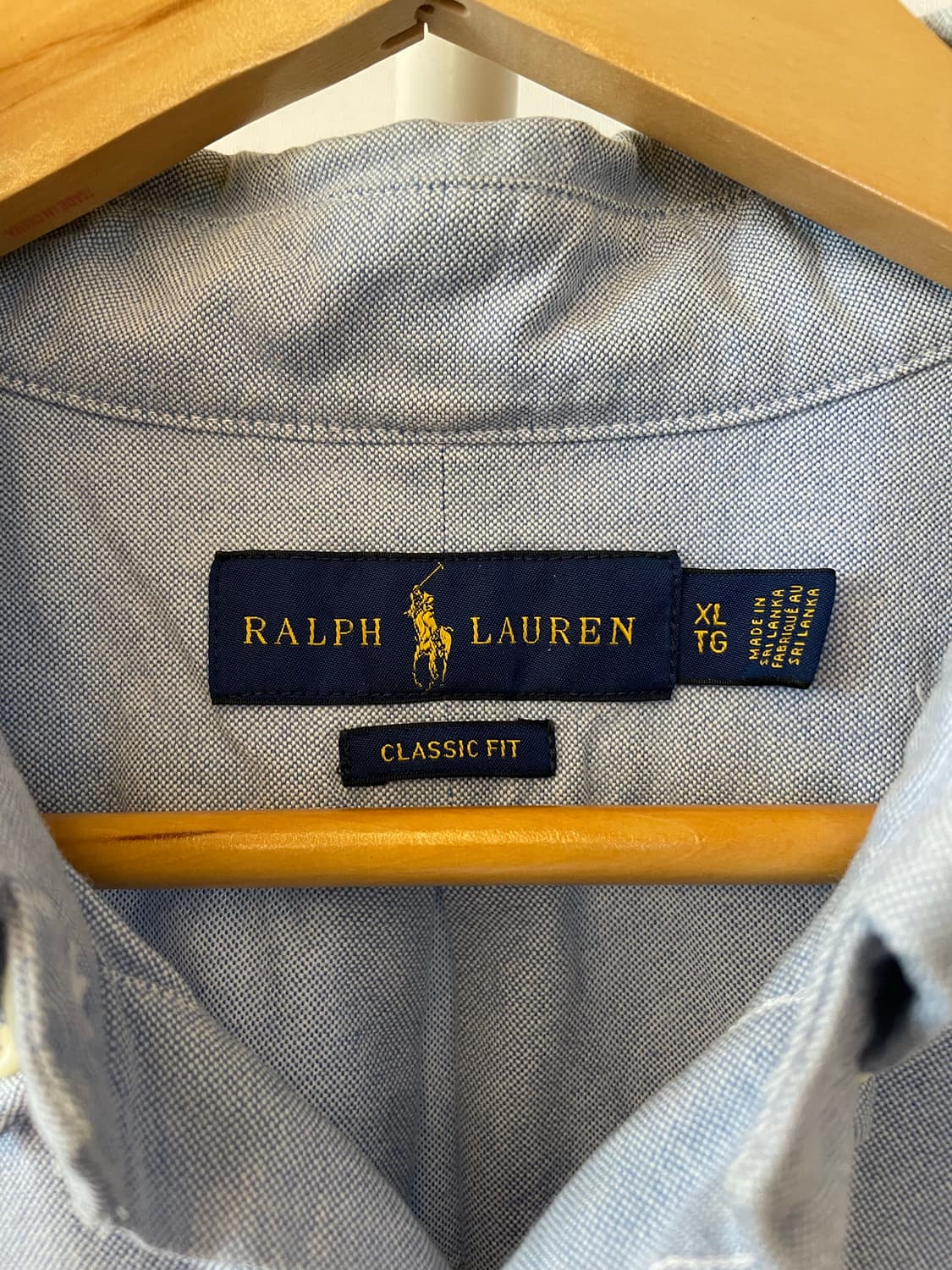 Ralph Lauren 반팔 옥스포드 셔츠 Classic Fit, XL 상품이미지3
