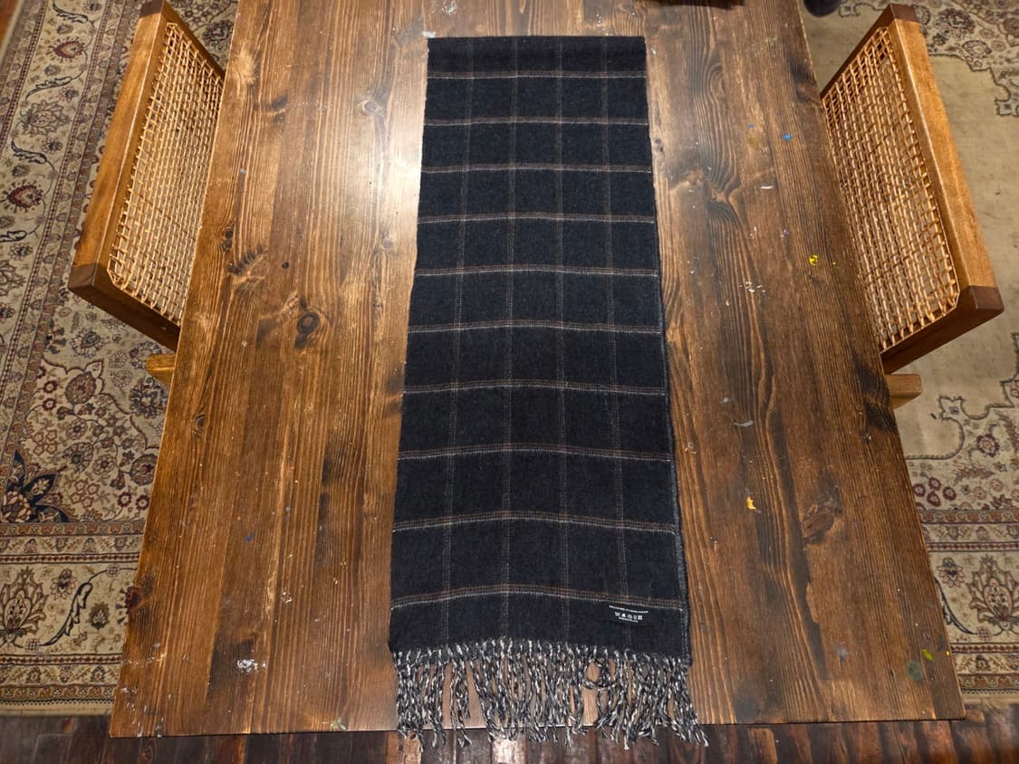 BRITISH VTG 캐시미어 머플러 상품이미지1