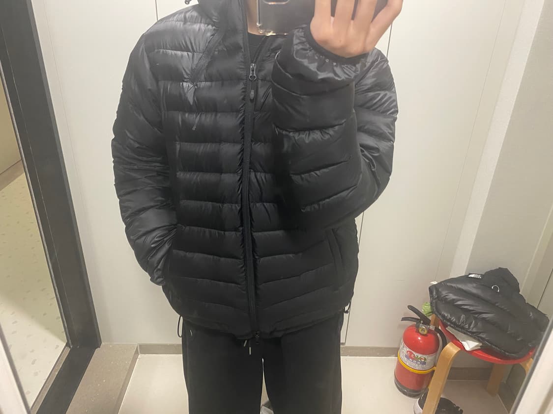 산산기어 서픽스 푸퍼 자켓 블랙 - 25FW 상품이미지2