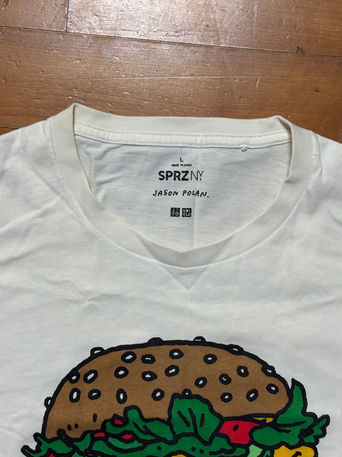 제이슨 폴란 유니클로 콜라보 반팔 티셔츠 L 사이즈 상품이미지2